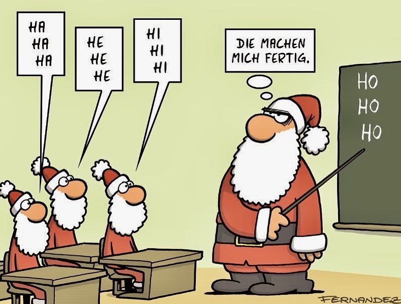 Wir wünschen schöne Weihnachtsferien 😀!