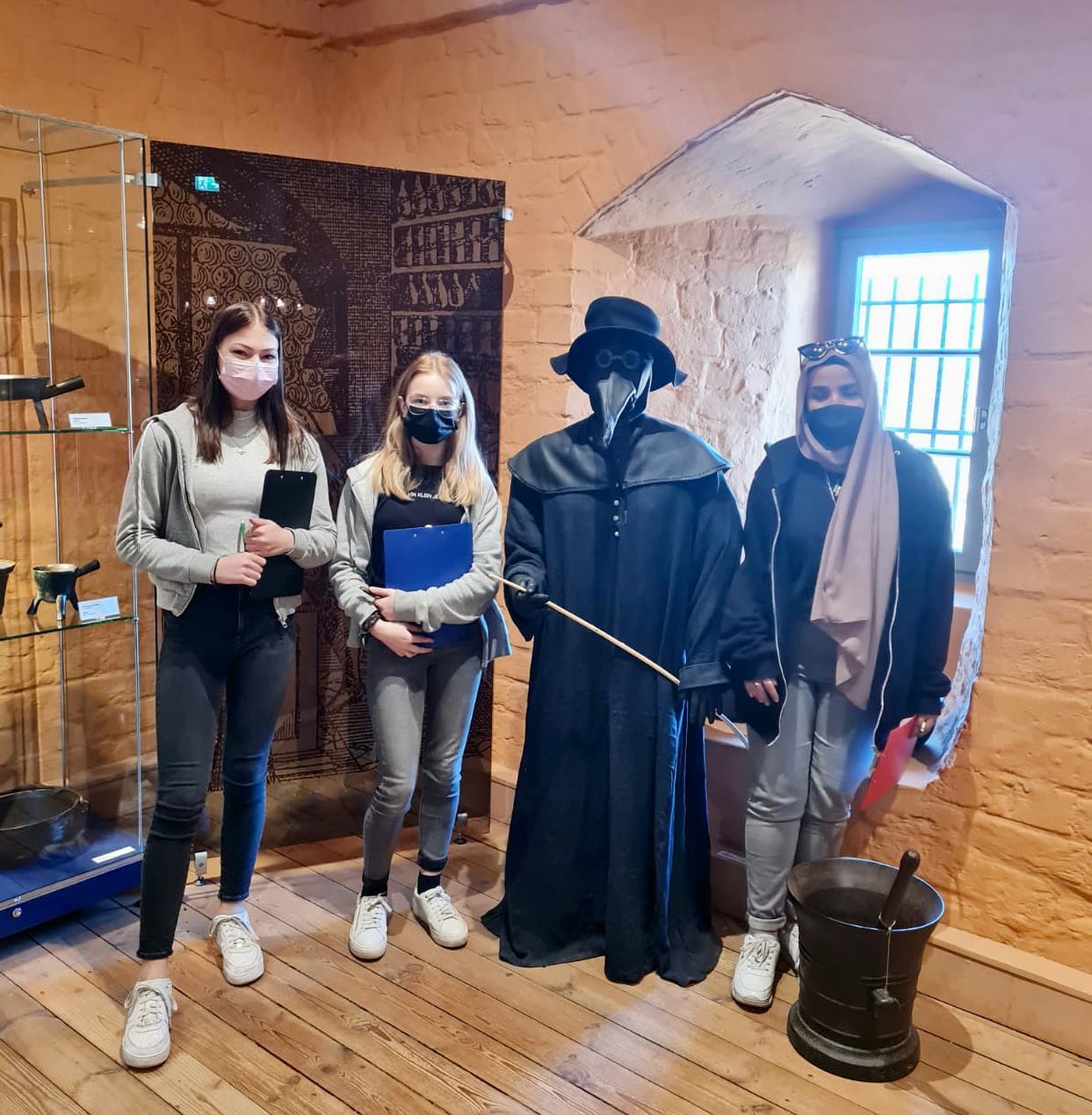 Der 7. Jahrgang war diese Woche im Museum des Dreißigjährigen Krieges in Wittstock und hat einen Einblick in die Ursache