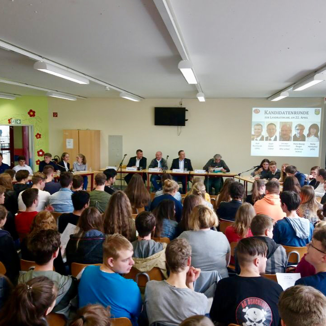 Großer Andrang bei der heutigen Kandidatenrunde zur Landratswahl in Ostprignitz-Ruppin. #wirhabeneinestimme #politik #po