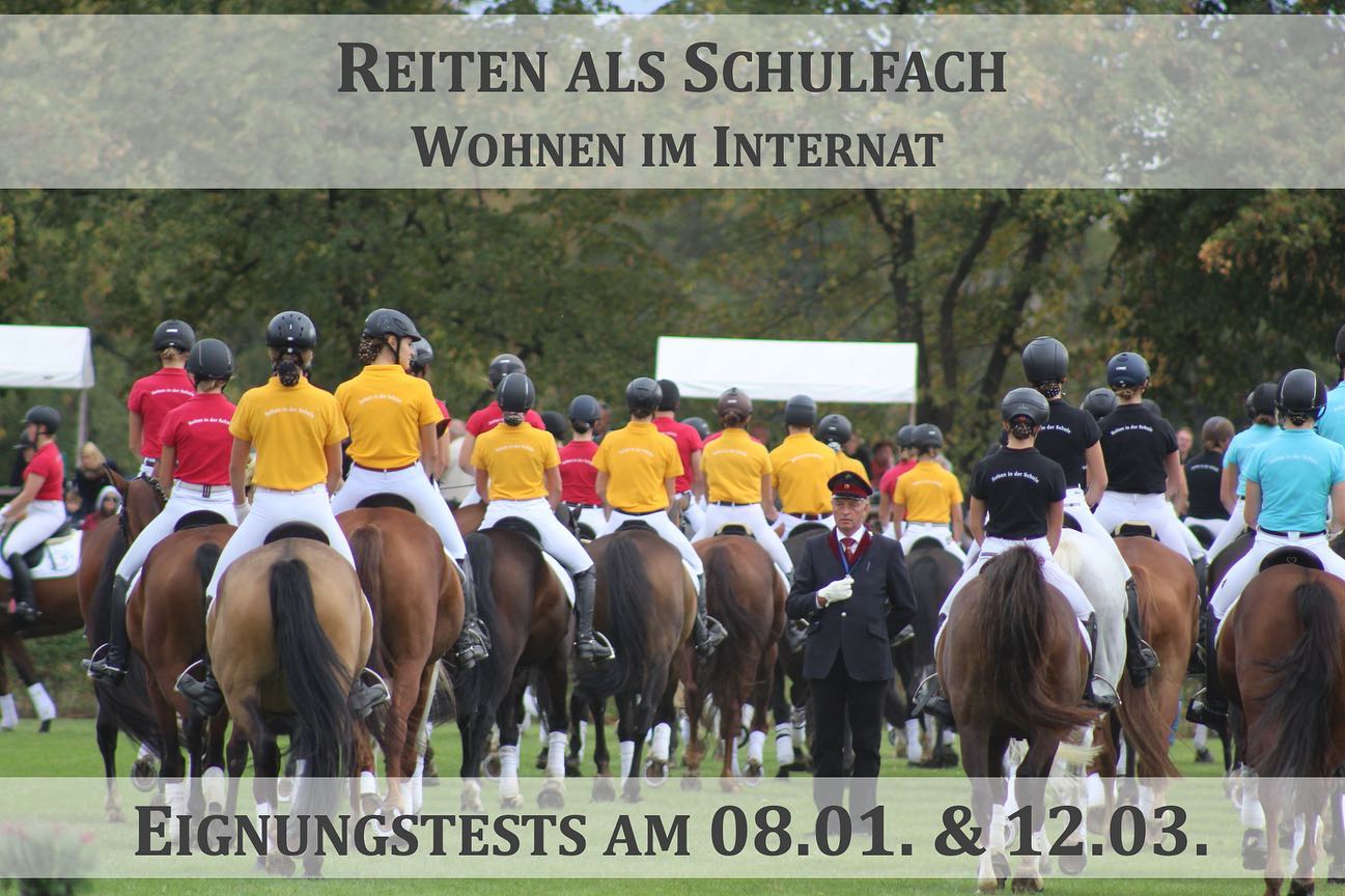 Talentierte Reiter gesucht! Wir sind Deutschlands einzige staatliche Schule, die Reiten als Schulfach anbietet: Bei uns 