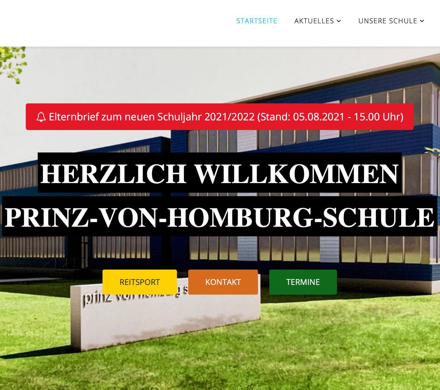 Wir freuen uns auf Euch! Auf unserer Homepage (Link in Bio) findet ihr den Elternbrief zum neuen Schuljahr. Bitte beacht